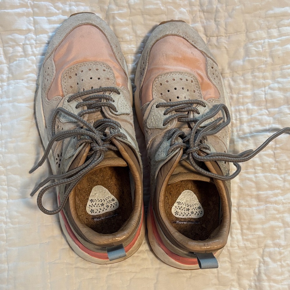 Pink and Gray Sneakers